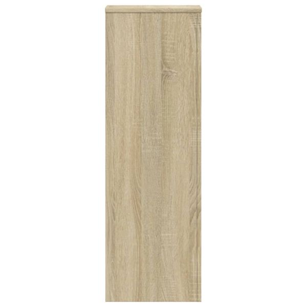 Стойки за растения 2 бр дъб сонома 33x33x100 см инженерно дърво