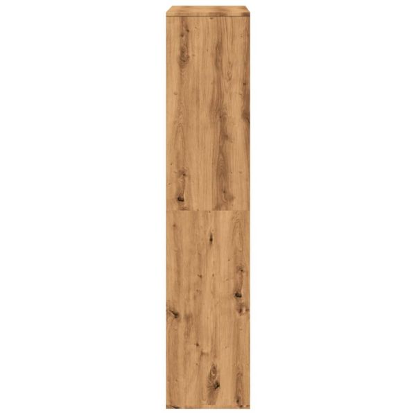 Библиотека, дъб артизан, 100x33x156,5 см, инженерно дърво