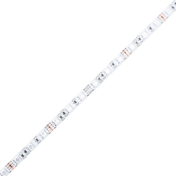Бюро с LED осветление, Опушен дъб, 140x55x91см, инженерно дърво