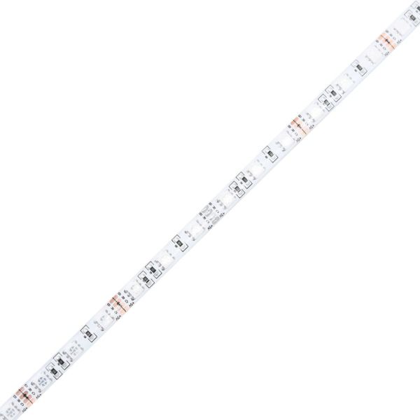 Бюро с LED осветление старо дърво 200x55x91 см инженерно дърво