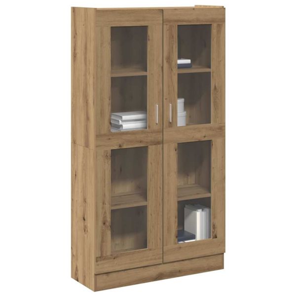 Висок шкаф, занаятчийски дъб, 82,5x30,5x150 см, инженерно дърво