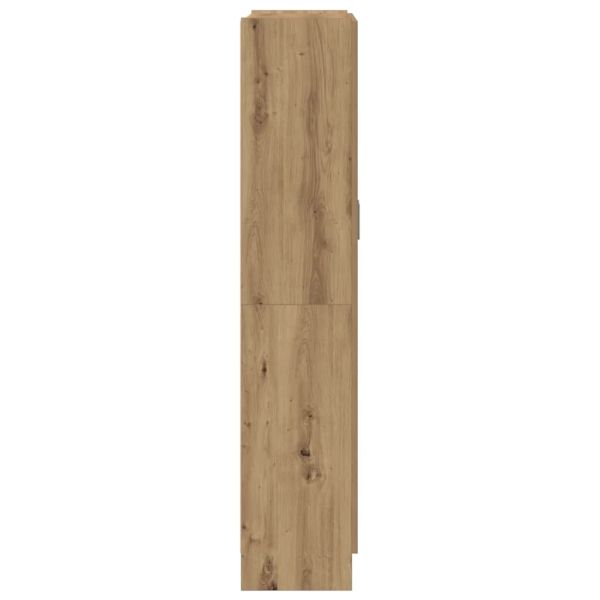 Висок шкаф, занаятчийски дъб, 82,5x30,5x150 см, инженерно дърво