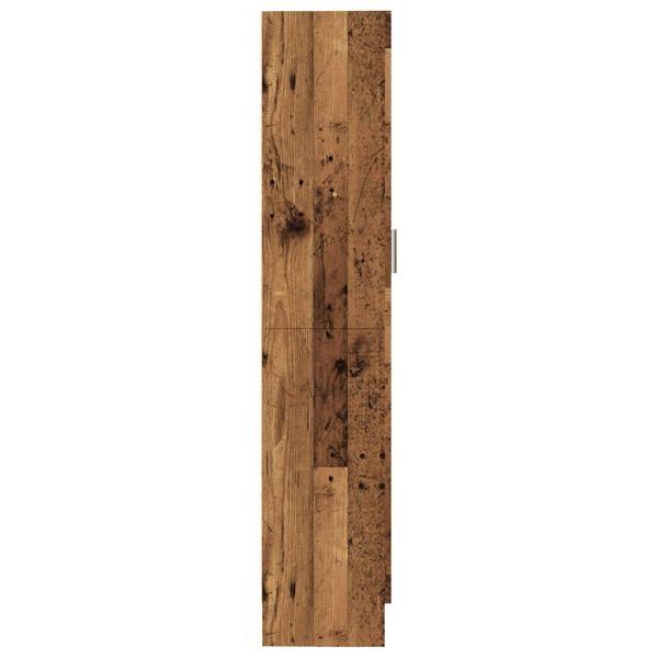 grāmatu plaukts, veca koka, 82,5x30,5x150 см, инженерно дърво