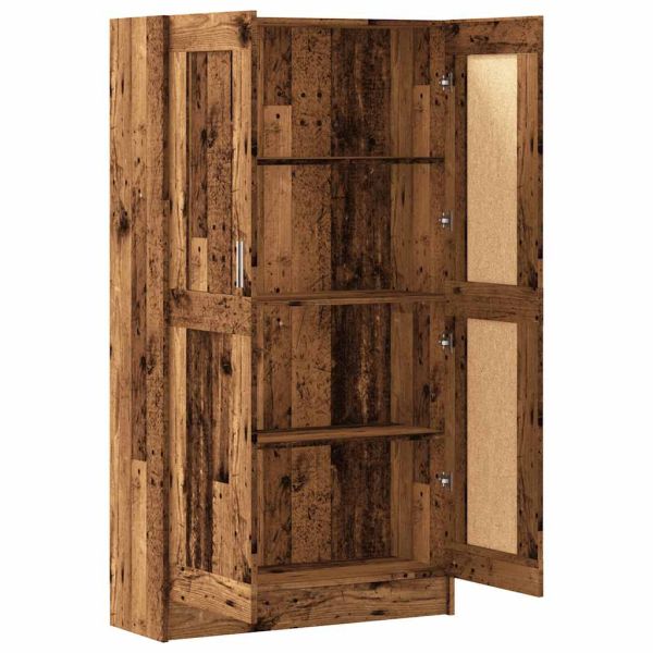 grāmatu plaukts, veca koka, 82,5x30,5x150 см, инженерно дърво