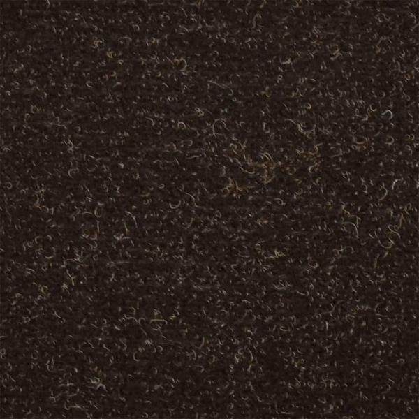 Изтривалки за стълби, самозалепващи се, 30 бр., 65x21x4 см, тъмнокафяви, полукръгли, големи