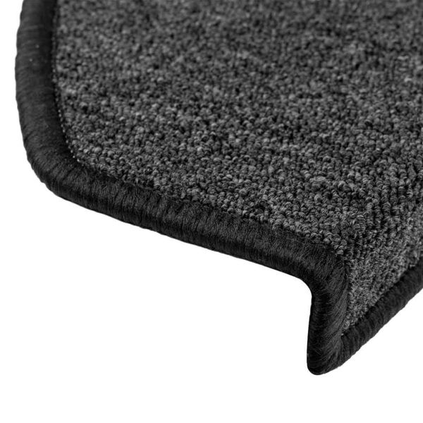 Изтривалки за стълби, 20 бр., 65x24x4 см, антрацит, полукръгли, големи