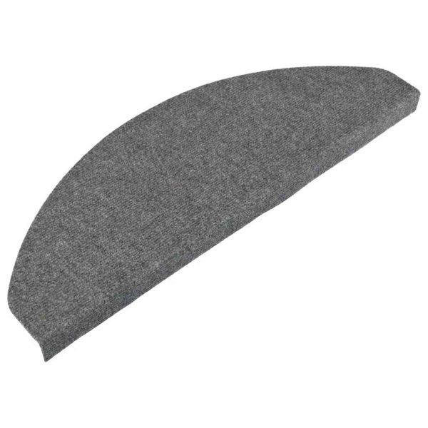 Самозалепващи стелки за стъпала, 30 бр, сиви, 65x22,5x3,5 см