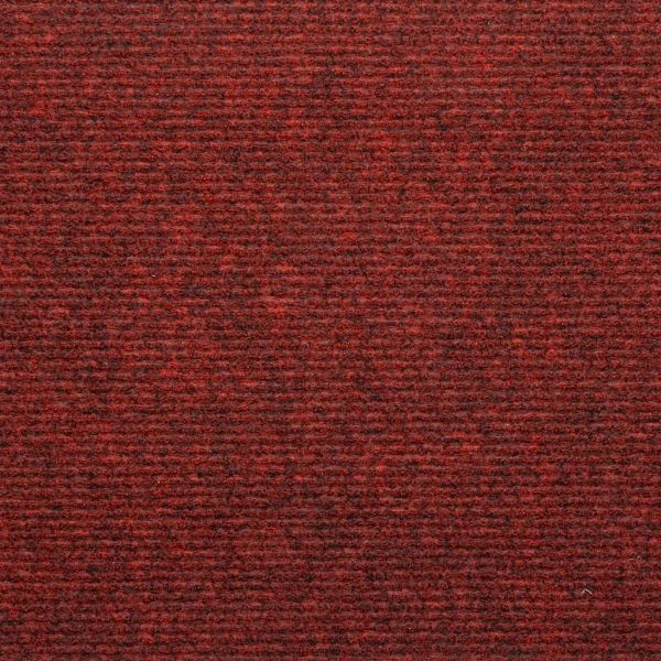 Самозалепващи стелки за стълби, 15 бр, 65x24,5x3,5 см, червени