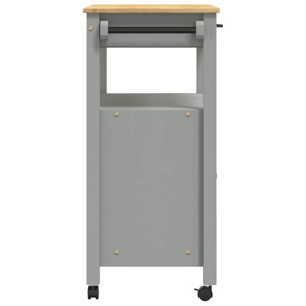 Кухненска количка "MONZA" 84x40x88,5 см борово дърво масив