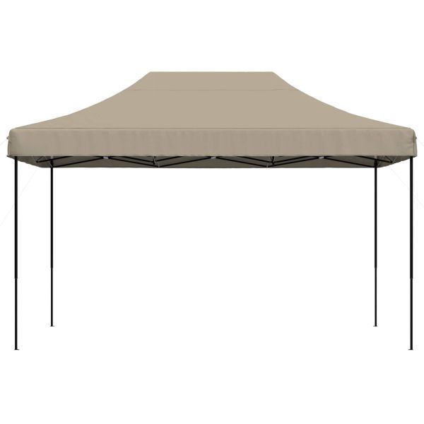 Сгъваема парти шатра, pop-up, таупе, 440x292x315 см