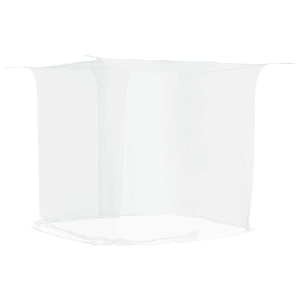 Висяща мрежа против комари 156 mesh бял 220x120x150 см