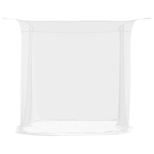 Висяща мрежа против комари 156 mesh бял 220x150x180 см