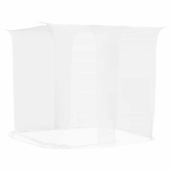 Висяща мрежа против комари 156 mesh бял 220x200x210 см