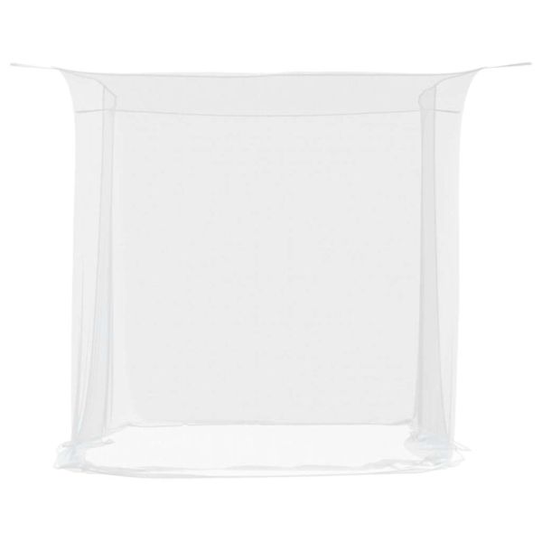 Висяща мрежа против комари 156 mesh бял 220x200x210 см