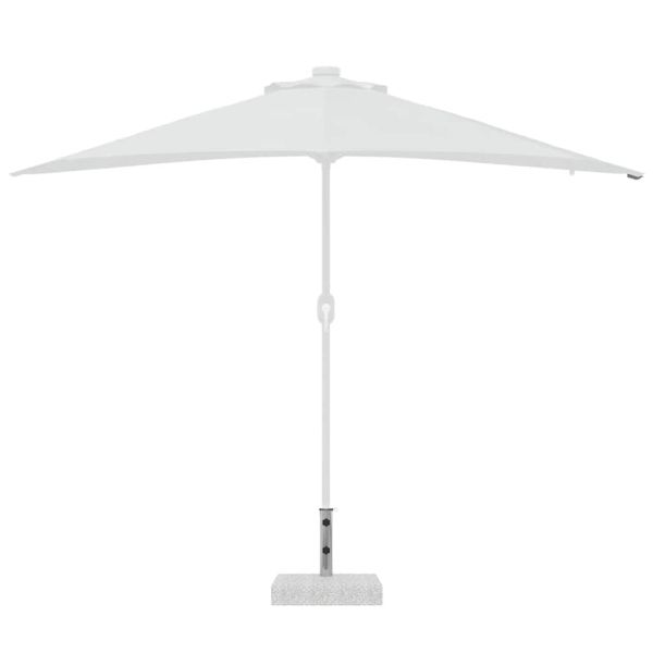 Основа за чадър, гранит, правоъгълна, 25 кг