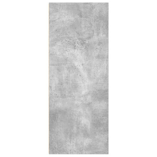 2-етажна библиотека, бетонно сива, 40x30x76,5см инженерно дърво