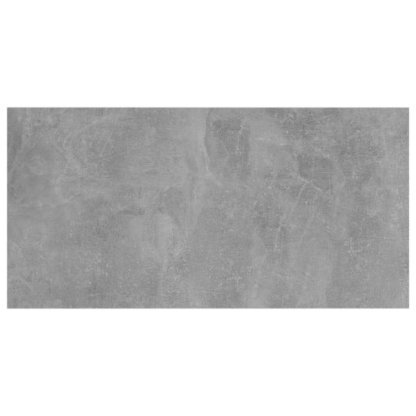 Рафтове, 4 бр, бетонно сиви, 40x20x1,5 см, инженерно дърво