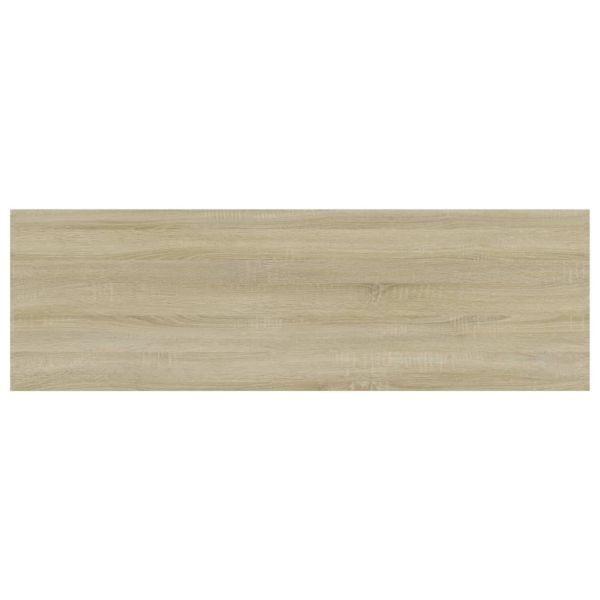 Рафтове за етажерка, 4 бр, дъб сонома, 80x20x1,5 см, ПДЧ