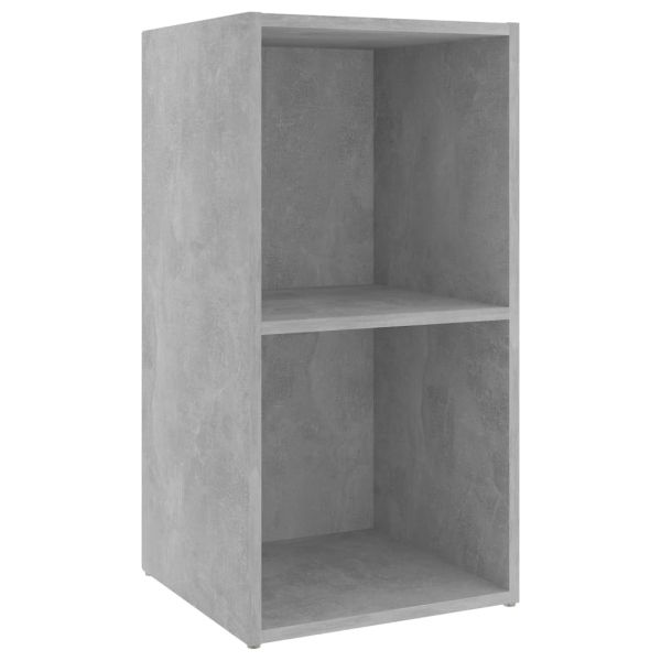 ТВ шкаф, бетонно сив, 72x35x36,5 см инженерно дърво