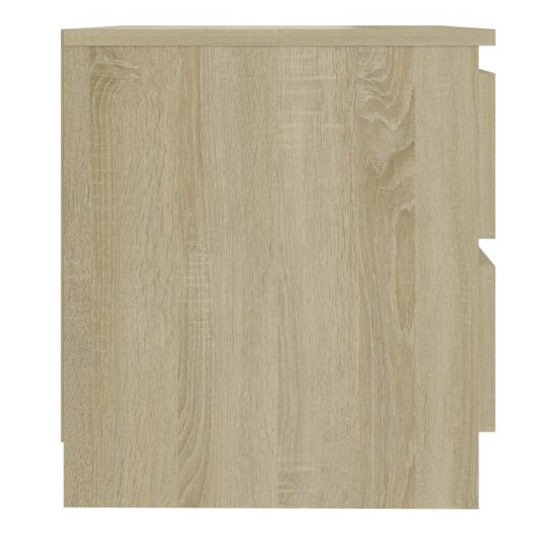 Нощни шкафчета 2 бр дъб сонома 50x39x43,5 см инженерно дърво