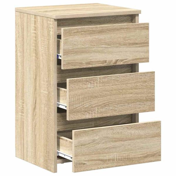 Нощни шкафчета 2 бр сонома дъб 40x35x62,5 см инженерно дърво
