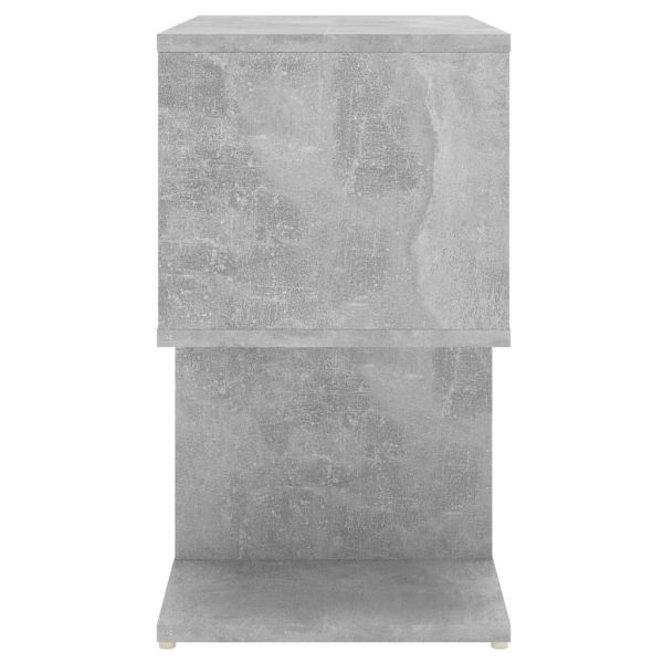 Нощни шкафчета 2 бр бетонно сиви 50x30x51,5 см инженерно дърво