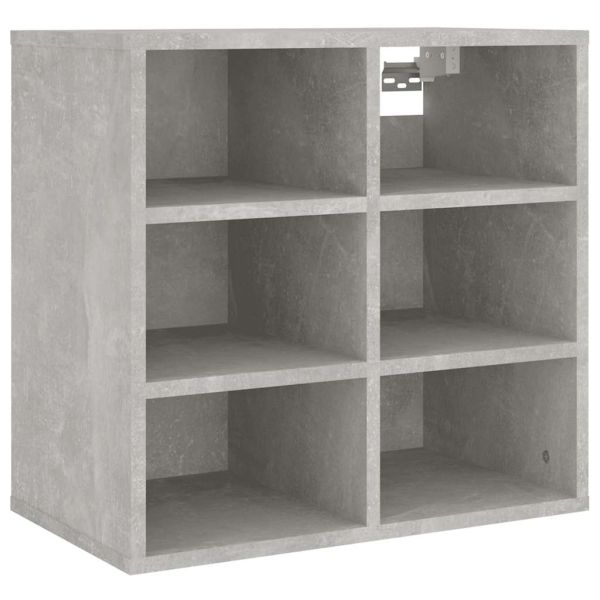 Шкафове за обувки, 2 бр, бетонно сиви, 52,5x30x50 см