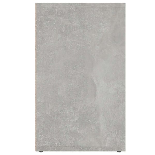 Шкафове за обувки, 2 бр, бетонно сиви, 52,5x30x50 см
