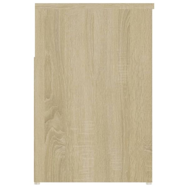 Пейка за обувки, дъб сонома, 80x30x45 см, инженерно дърво