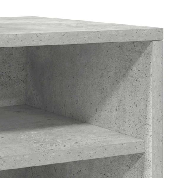 Стойки за обувки 2 бр бетонно сив 31,5x35x70 см инженерно дърво