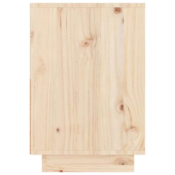 Нощно шкафче, 60x34x51 см, борово дърво масив