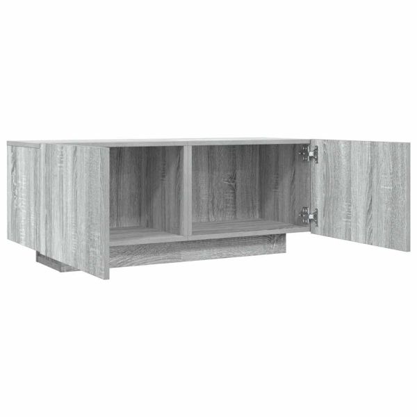 ТB шкаф, сив сонома, 100x35x40 см, инженерно дърво