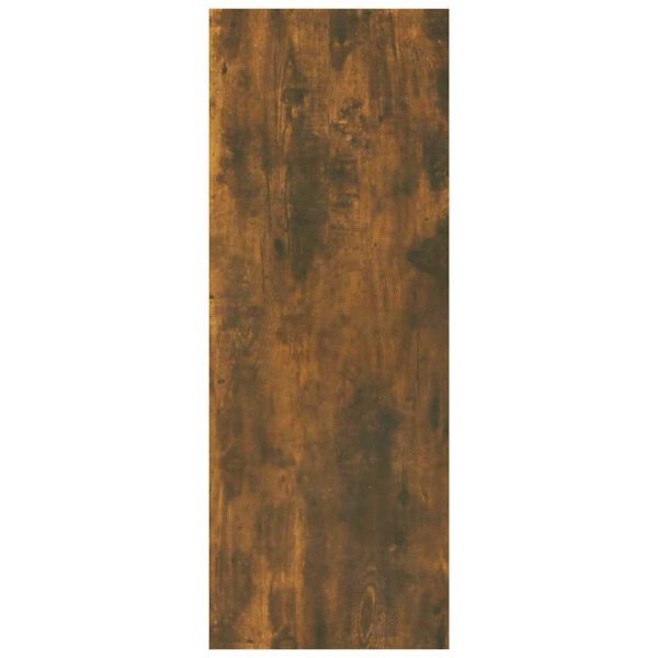 Конзолна маса, опушен дъб, 105x30x80 см, инженерно дърво