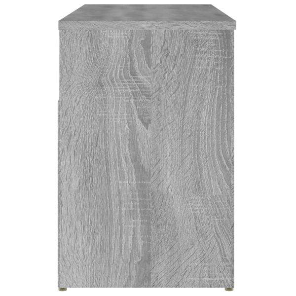 Шкаф за обувки, сив сонома, 80x30x45 см, инженерно дърво