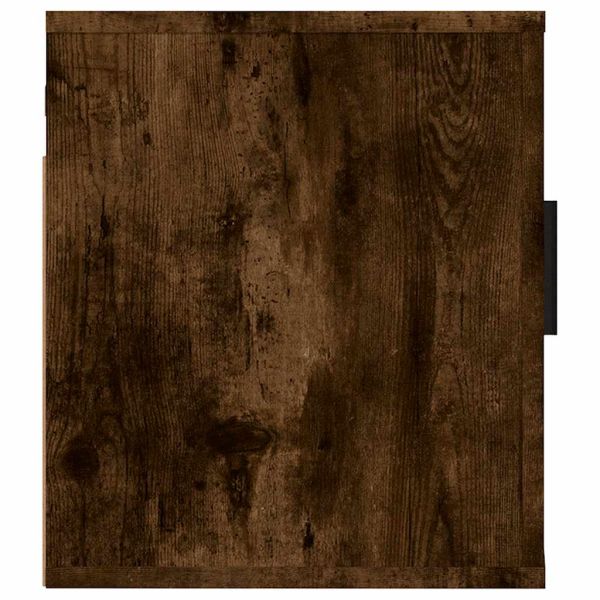 ТВ шкаф за стенен монтаж, опушен дъб, 40x34,5x40 см