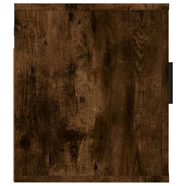 ТВ шкафове със стенен монтаж, 2 бр, опушен дъб, 40x34,5x40 см