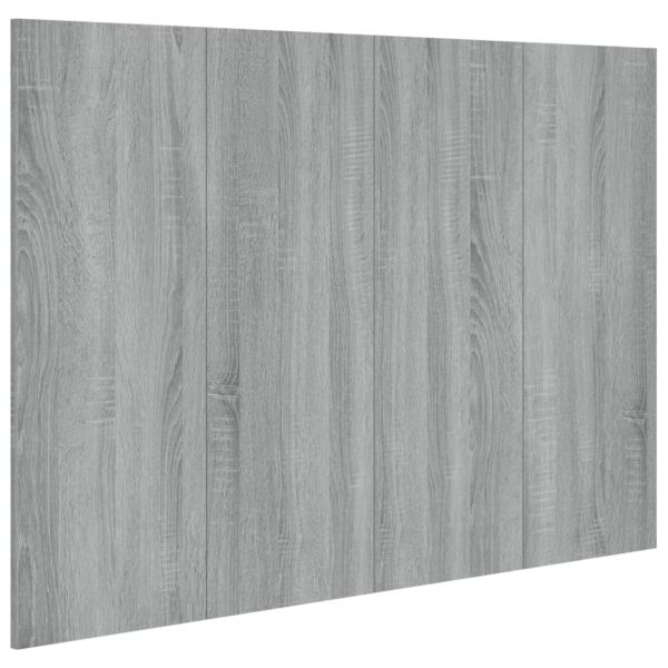Табла за легло, сив сонома, 120x1,5x80 см, инженерна дървесина