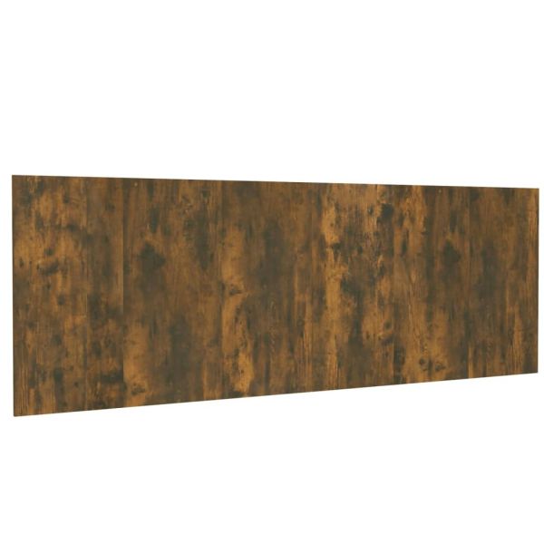 Стенна табла за легло опушен дъб 240x1,5x80 см инженерно дърво
