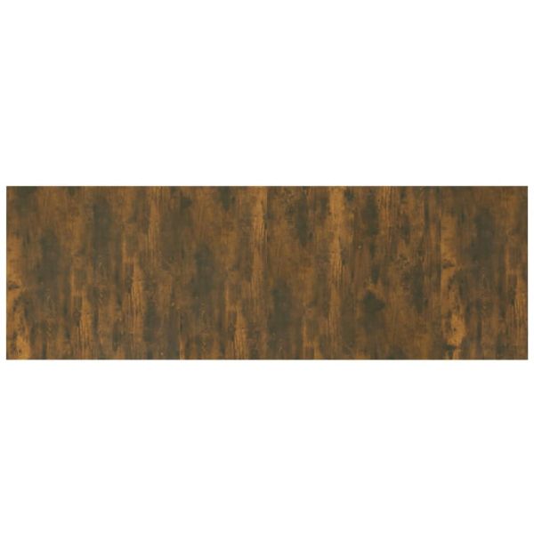 Стенна табла за легло опушен дъб 240x1,5x80 см инженерно дърво