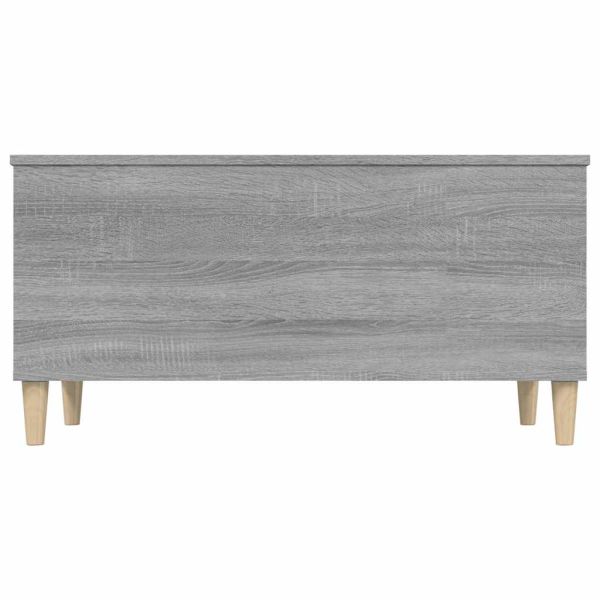 Кафе маса, сив сонома, 90x44,5x45 см, инженерно дърво