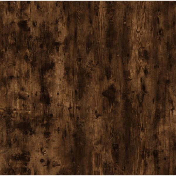 Маса за кафе опушен дъб 100x50x45 см инженерно дърво и желязо