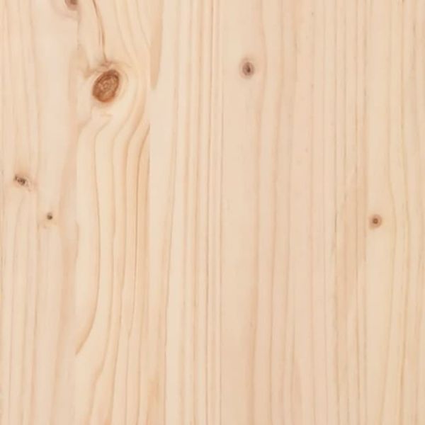 Кутия за съхранение, 109x36,5x33 см, борово дърво масив