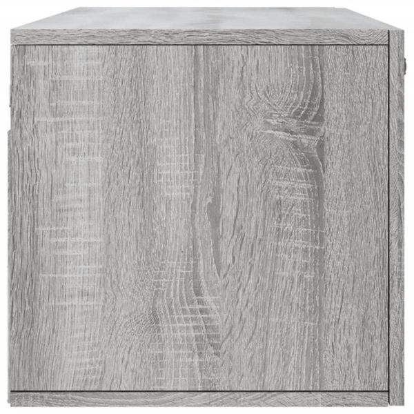 Стенен шкаф, сив сонома, 100x36,5x35 см, инженерно дърво