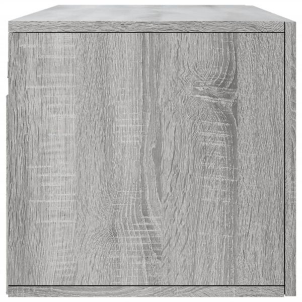 Стенен шкаф, сив сонома, 100x36,5x35 см, инженерно дърво