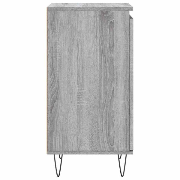 Бюфет сив сонома 40x35x70 см инженерно дърво
