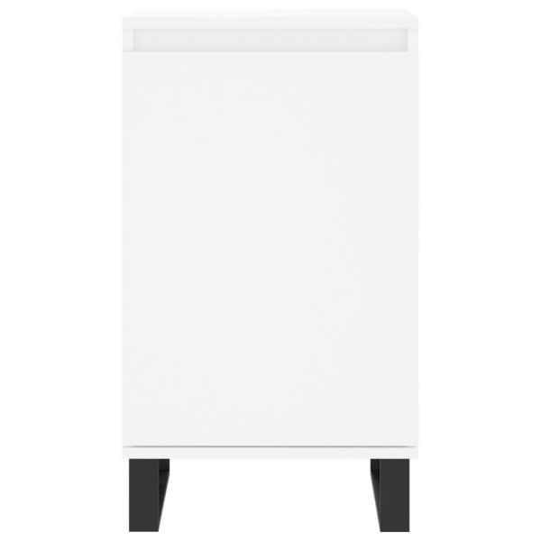 Бюфет бял 40x35x70 см инженерно дърво