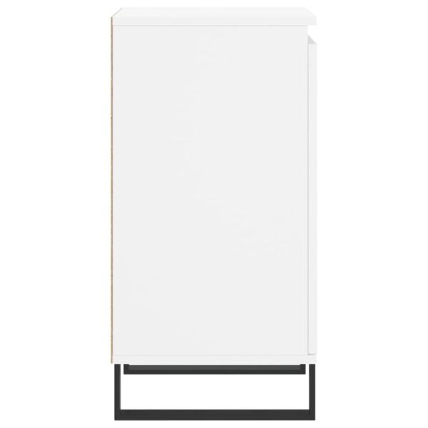 Бюфет бял 40x35x70 см инженерно дърво