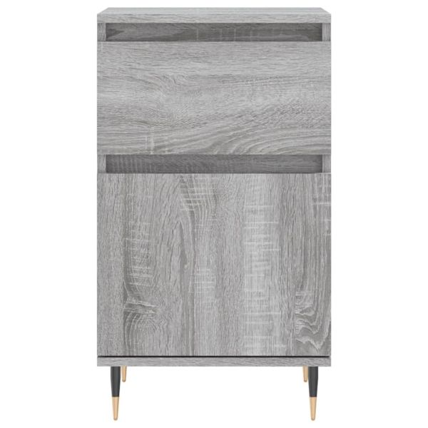 Бюфет сив сонома 40x35x70 см инженерно дърво