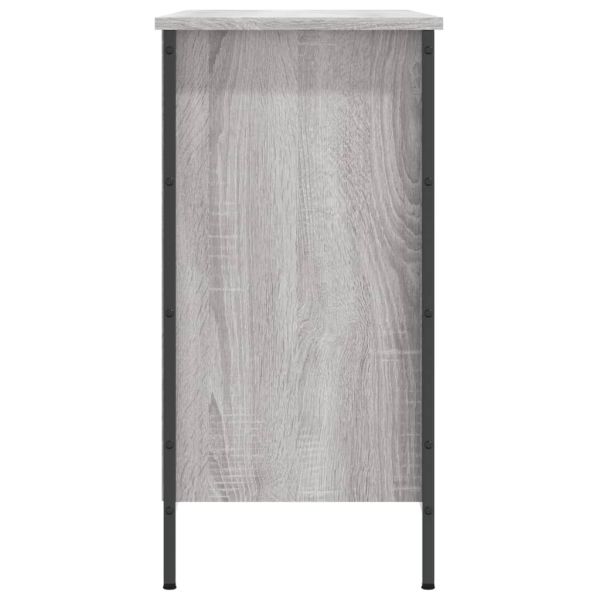 Шкаф за обувки, сив сонома, 100x35x70 см, инженерно дърво