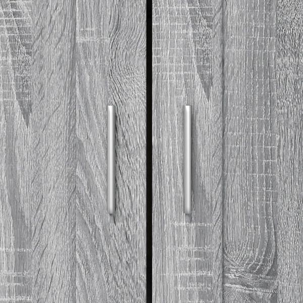 Шкаф за книги, сив сонома, 82,5x30,5x115 см, инженерно дърво